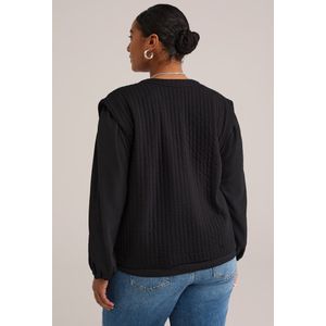 WE Fashion Curve - Gilet - Zwart