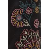 WE Fashion - Dames Sweater - Curve - Met Bloem-Borduursels - Regular Fit - V-hals - Lange Mouwen