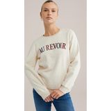 WE Fashion Dames sweater met embroidery
