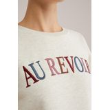 WE Fashion Dames sweater met embroidery