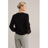 WE Fashion - Dames Sweater - Zacht - Met Embroideries