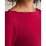 WE Fashion - Shirt - Grenadine - Lange Mouw - Slanke Pasvorm