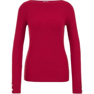 WE Fashion - Shirt - Grenadine - Lange Mouw - Slanke Pasvorm