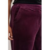 WE Fashion - Velvet Wide Leg Pantalon - Dames - Curve