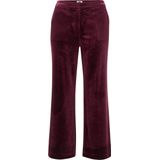 WE Fashion - Velvet Wide Leg Pantalon - Dames - Curve