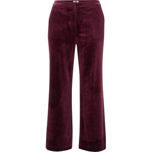 WE Fashion - Velvet Wide Leg Pantalon - Dames - Curve