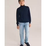 WE Fashion - Coltrui - 100% Katoen - Lange Mouwen - Geribde Boorden