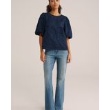 WE Fashion Blouse  donkerblauw