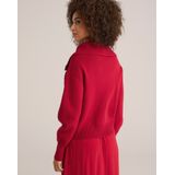 WE Fashion - Gebreid Vest - Rood