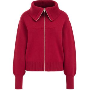 WE Fashion - Gebreid Vest - Rood