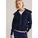 WE Fashion - Gebreid Vest - Donkerblauw