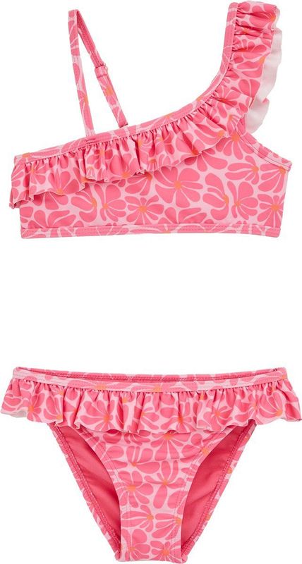 WE Fashion - Halterbikini - Roze - Met Ruches