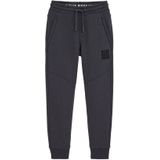 WE Fashion - Broek - Grijs/Zwart - Tapered - Sweatstof - Lang/maxi