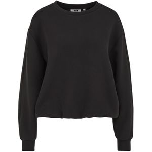 WE Fashion - Sweatshirt - Zwart - Effen - Lange Mouw