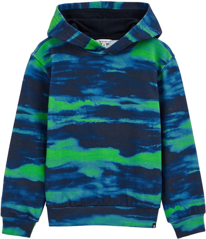 WE Fashion - Blue Ridge - Sweater - Blauw - Met Capuchon