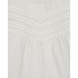 WE Fashion - Top - Katoen - Met Stippenprint en Borduursels