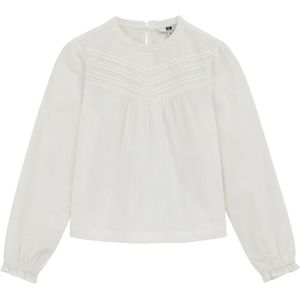 WE Fashion - Top - Katoen - Met Stippenprint - Rechte Mouwen