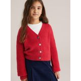 WE Fashion - Vest - V-hals - Knoopsluiting - Grof Breisel - Acryl en Nylon