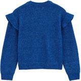 WE Fashion - Gebreide Trui - Kobaltblauw - Lange Mouw