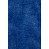 WE Fashion - Gebreide Trui - Kobaltblauw - Lange Mouw