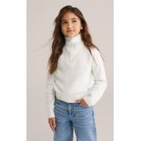 WE Fashion - Trui - Gebreide Kabels - Opstaande Kraag