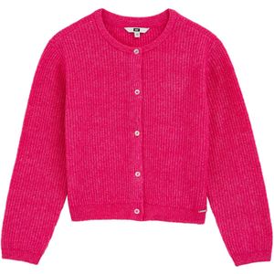 WE Fashion - Vesten - Felroze - Wolmix - Regular Fit