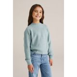 WE Fashion Jongens basic T-shirt met ronde hals