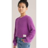 WE Fashion - Hipsters - Set van 4 - Lila/Zwart - Gemaakt van Stretchkatoen