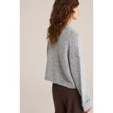 WE Fashion - Trui - Lichtgrijs - Knitwear - Lange Mouw