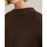 WE Fashion - Pullover - Donkerbruin - Met Wol
