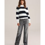 WE Fashion - Gestreepte Trui - Regular Fit - Gebreide Truien