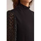 WE Fashion - Top - Zwart - Dames