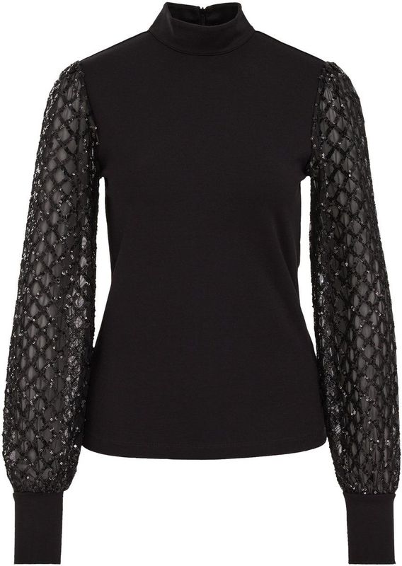 WE Fashion - Top - Zwart - Dames