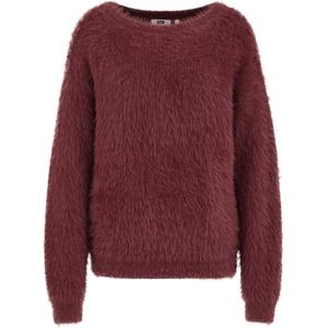 WE Fashion - Gebreide Trui - Donkerrood
