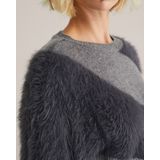 WE Fashion Trui  grijs / donkergrijs