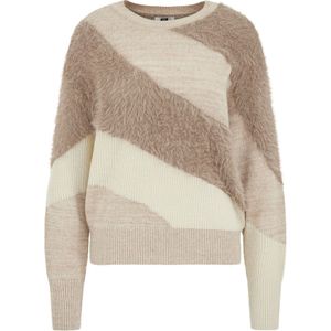 WE Fashion - Dames Trui - Greige - Regular Fit