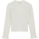 WE Fashion - Longsleeve - Zacht - Met Gerafelde Details