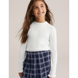 WE Fashion - Longsleeve - Zacht - Met Gerafelde Details