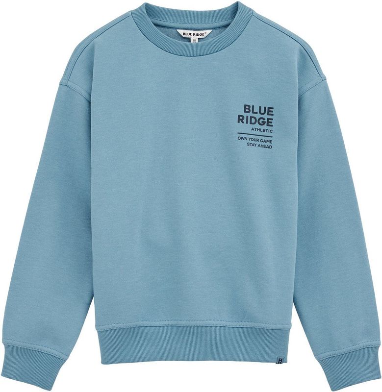 WE Fashion - Sweatshirt - Lichtblauw / Donkerblauw - Lange Mouw
