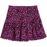 WE Fashion - Rok - Orchidee - Volantrok - Bloemenprint - Kort