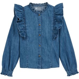 WE Fashion - Blue Ridge - Blouse - Denim - 100% Katoen