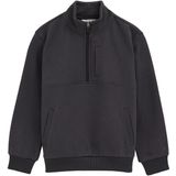 Blue Ridge - Jongens Sweater met Rits - Donkergrijs - Katoen