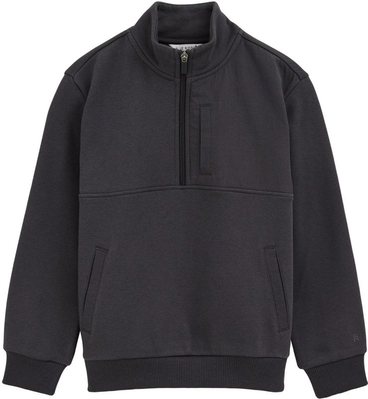 Blue Ridge - Jongens Sweater met Rits - Donkergrijs - Katoen