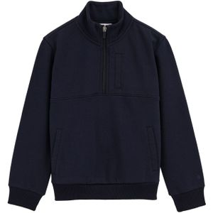 WE Fashion - Sweater - Jongens - Regular Fit - Opstaande Kraag met Halve Rits