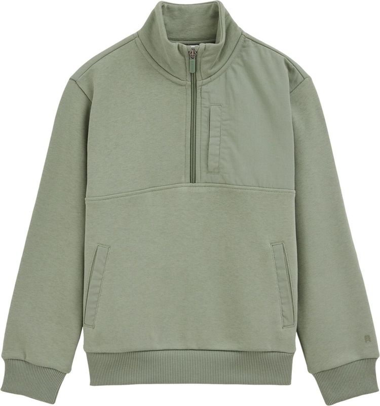 WE Fashion - Blue Ridge - Sweater - Met Lange Mouwen - Opstaande Kraag - Korte Rits