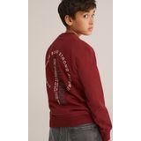 Blue Ridge - Jongens Sweater - Bordeauxrood - Regular Fit