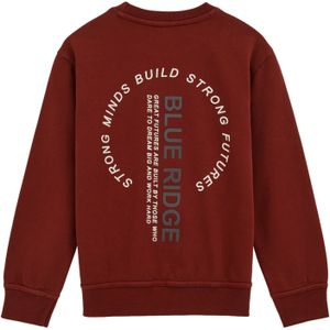 Blue Ridge - Jongens Sweater - Bordeauxrood - Regular Fit