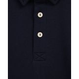 WE Fashion - Sweatshirt - Lichtbeige en Marine - Polokraag - Lange Mouw