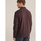 WE Fashion - Overshirt - Donkerbruin - Regular Fit - Lange Mouwen