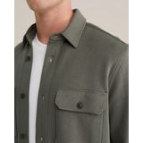 WE Fashion - Overshirt - Grijsgroen - Regular Fit - Lange Mouwen